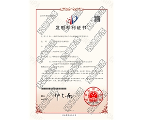 標(biāo)題：專利證書
瀏覽次數(shù)：11
發(fā)表時間：2025-05-29